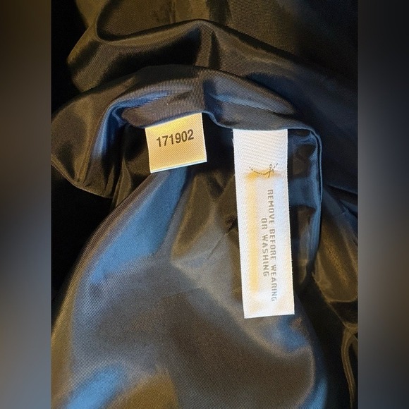 Ann Taylor LOFT Navy Blue/White Pleated Skirt - Picture 9 of 10